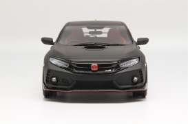 Honda  - Civic Type R 2017 matt black - 1:18 - MotorHelix - 001rhd - MH001rhdMBK | Toms Modelautos