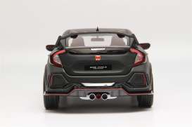 Honda  - Civic Type R 2017 matt black - 1:18 - MotorHelix - 001rhd - MH001rhdMBK | Toms Modelautos