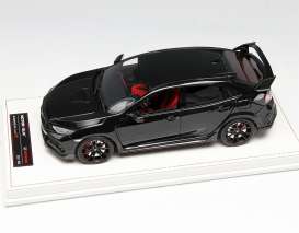 Honda  - Civic Type R 2017 shinny black - 1:18 - MotorHelix - 001lhd - MH001lhdBK | Toms Modelautos