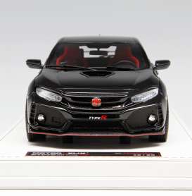 Honda  - Civic Type R 2017 shinny black - 1:18 - MotorHelix - 001lhd - MH001lhdBK | Toms Modelautos