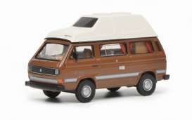 Volkswagen  - T3 brown - 1:64 - Schuco - 20182 - schuco20182 | Toms Modelautos