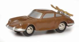 Porsche  - 356 brown - 1:90 - Schuco - 5505 - schuco5505 | Toms Modelautos