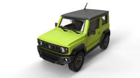 Suzuki  - Jimny JB74 2018 kinetic yellow/black - 1:64 - BM Creations - 64B0003 - BM64B0003 | Toms Modelautos