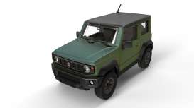 Suzuki  - Jimny JB74 2018 jungle green - 1:64 - BM Creations - 64B0006 - BM64B0006 | Toms Modelautos