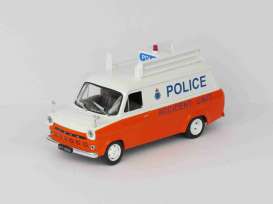 Ford  - Transit Mk I white/orange - 1:43 - Magazine Models - Pow019 - MagPow019 | Toms Modelautos