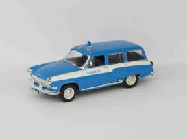 GAZ  - M22 Volga white/blue - 1:43 - Magazine Models - Pow021 - MagPow021 | Toms Modelautos