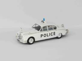 Jaguar  - MK II white/black - 1:43 - Magazine Models - Pow025 - MagPow025 | Toms Modelautos