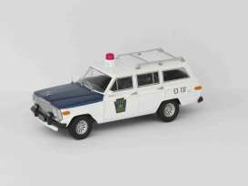 Jeep  - Wagoneer white/black - 1:43 - Magazine Models - Pow026 - MagPow026 | Toms Modelautos