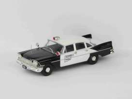 Plymouth  - Savoy white/black - 1:43 - Magazine Models - Pow031 - MagPow031 | Toms Modelautos