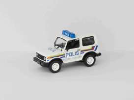 Suzuki  - Samurai white/blue - 1:43 - Magazine Models - Pow034 - MagPow034 | Toms Modelautos