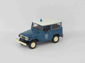 Toyota  - Land Cruiser FJ40 white/blue - 1:43 - Magazine Models - Pow036 - MagPow036 | Toms Modelautos