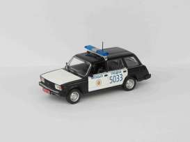 Vaz  - 2104 white/black - 1:43 - Magazine Models - Pow038 - MagPow038 | Toms Modelautos
