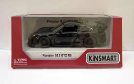 Porsche - 911 GT2 RS (991) 2017 black - 1:36 - Kinsmart - 5408D - KT5408Wbk | Tom's Modelauto's Porsche - 911 GT2 RS (991) 2017 black - 1:36 - Kinsmart - 5408D - KT5408Wbk | Tom's Modelauto's
