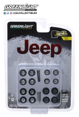 Wheels &amp; tires Rims & tires - 1:64 - GreenLight - 16010C - gl16010C | Toms Modelautos