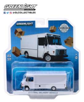 non  - Mail Truck 2019 white - 1:64 - GreenLight - 30097 - gl30097 | Toms Modelautos