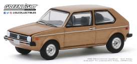 Volkswagen  - Rabbit 1977 brown - 1:64 - GreenLight - 30099 - gl30099 | Toms Modelautos