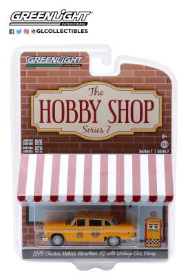 Checker  - Motors 1978 yellow - 1:64 - GreenLight - 97070E - gl97070E | Toms Modelautos