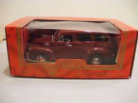 GMC  - 1955 burgundy metallic - 1:18 - Mira - Mira6213 | Toms Modelautos