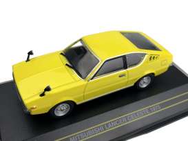 Mitsubishi  - Lancer Celeste 1975 yellow - 1:43 - First 43 - F43126 - F43-126 | Toms Modelautos