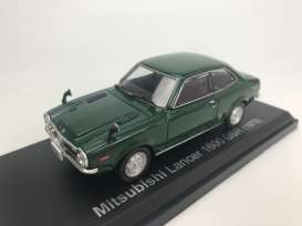 Mitsubishi  - Lancer 1600 GSR 1973 dark green - 1:43 - Norev - 800193 - nor800193 | Toms Modelautos