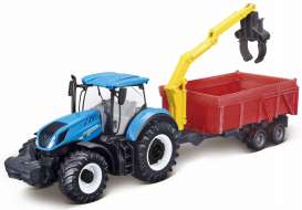 New Holland  - T7.315 blue - 1:32 - Bburago - 31657 - bura31657 | Toms Modelautos