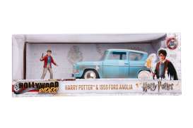 Ford - Anglia *Harry Potter* 1959 blue/white - 1:24 - Jada Toys - 31127 - jada31127 | Tom's Modelauto's Ford - Anglia *Harry Potter* 1959 blue/white - 1:24 - Jada Toys - 31127 - jada31127 | Tom's Modelauto's