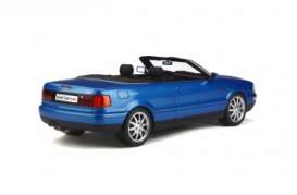 Audi  - 80 Cabriolet 1998 king fisher blue - 1:18 - OttOmobile Miniatures - 825 - otto825 | Toms Modelautos