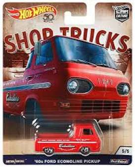 Ford  - Econoline Pickup red - 1:64 - Hotwheels - FLC24 - hwmvFLC24 | Toms Modelautos