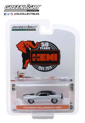 Dodge - HEMI Challenger 1970 grey - 1:64 - GreenLight - 28000B - gl28000B | Toms Modelautos Dodge - HEMI Challenger 1970 grey - 1:64 - GreenLight - 28000B - gl28000B | Toms Modelautos