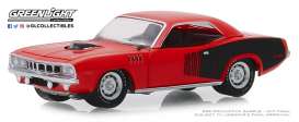 Plymouth  - Hemi Cuda 1971 orange - 1:64 - GreenLight - 28000E - gl28000E | Toms Modelautos