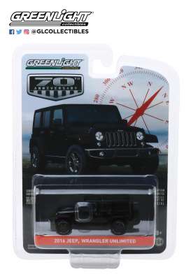 Jeep  - Wrangler 2016 black - 1:64 - GreenLight - 28000F - gl28000F | Toms Modelautos