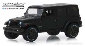 Jeep  - Wrangler 2016 black - 1:64 - GreenLight - 28000F - gl28000F | Toms Modelautos