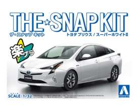 Toyota - Prius white - 1:32 - Aoshima - 154161 - abk154161 | Tom's Modelauto's Toyota - Prius white - 1:32 - Aoshima - 154161 - abk154161 | Tom's Modelauto's