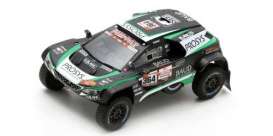 Peugeot  - 3008 DKR 2019 black/green - 1:43 - Spark - S5630 - spaS5630 | Toms Modelautos