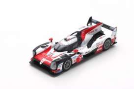 Toyota  - TS050 2018 white/red/black - 1:64 - Spark - Y134 - spaY134 | Toms Modelautos