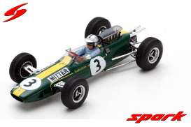 Lotus  - 25 1966 green - 1:43 - Spark - s7123 - spas7123 | Toms Modelautos