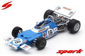 Matra  - Ms80 1969 blue/white - 1:43 - Spark - s7194 - spas7194 | Toms Modelautos