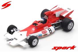 BRM  - P180 1972 red/white - 1:43 - Spark - s5284 - spas5284 | Toms Modelautos