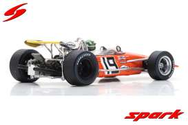 Brabham  - BT24 1969 orange - 1:43 - Spark - s5265 - spas5265 | Toms Modelautos