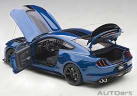 Ford Shelby - Mustang GT350R blue/black - 1:18 - AutoArt - 72933 - autoart72933 | Toms Modelautos