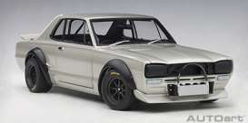 Nissan  - Skyline GT-R silver - 1:18 - AutoArt - 87277 - autoart87277 | Toms Modelautos