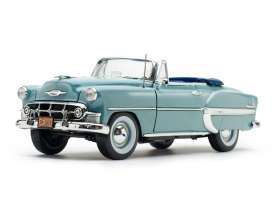 Chevrolet  - Bel Air Convertible 1953 horizon blue - 1:18 - SunStar - 1625 - sun1625 | Toms Modelautos