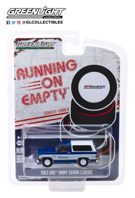 GMC - Jimmy Sierra 1983 blue/white - 1:64 - GreenLight - 41090F - gl41090F | Toms Modelautos GMC - Jimmy Sierra 1983 blue/white - 1:64 - GreenLight - 41090F - gl41090F | Toms Modelautos