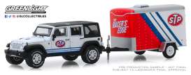 Jeep  - Wrangler 2015 white/black/red - 1:64 - GreenLight - 32180B - gl32180B | Toms Modelautos