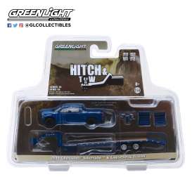 Chevrolet  - Silverado 2015 blue - 1:64 - GreenLight - 32180D - gl32180D | Toms Modelautos