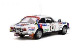 Peugeot  - 504 1978 white/red/blue - 1:18 - OttOmobile Miniatures - ot309 - otto309 | Toms Modelautos