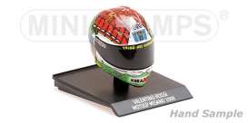 Helmet  - 2008 red/green - 1:10 - Minichamps - 315080056 - mc315080056 | Toms Modelautos