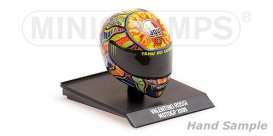 Helmet  - 2009 yellow/orange - 1:10 - Minichamps - 315090046 - mc315090046 | Toms Modelautos