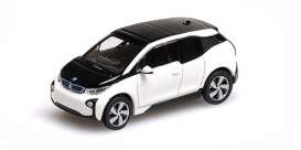 BMW  - I3 2014 white - 1:87 - Minichamps - 870028104 - mc870028104 | Toms Modelautos