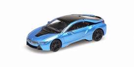 BMW - I8 Coupé 2015 blue - 1:87 - Minichamps - 870028224 - mc870028224 | Toms Modelautos BMW - I8 Coupé 2015 blue - 1:87 - Minichamps - 870028224 - mc870028224 | Toms Modelautos